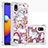 Custodia Silicone Cover Morbida Bling-Bling S03 per Samsung Galaxy M01 Core