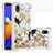 Custodia Silicone Cover Morbida Bling-Bling S03 per Samsung Galaxy M01 Core