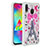 Custodia Silicone Cover Morbida Bling-Bling S03 per Samsung Galaxy M20 Multicolore