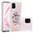 Custodia Silicone Cover Morbida Bling-Bling S03 per Samsung Galaxy M60s Rosa