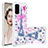 Custodia Silicone Cover Morbida Bling-Bling S03 per Samsung Galaxy S20 5G Rosa