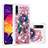 Custodia Silicone Cover Morbida Bling-Bling S04 per Samsung Galaxy A30S Multicolore