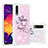 Custodia Silicone Cover Morbida Bling-Bling S04 per Samsung Galaxy A30S Rosa