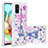 Custodia Silicone Cover Morbida Bling-Bling S04 per Samsung Galaxy A71 5G Rosa