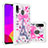 Custodia Silicone Cover Morbida Bling-Bling S04 per Samsung Galaxy M10S