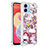 Custodia Silicone Cover Morbida Bling-Bling YB1 per Samsung Galaxy M04 Lavanda