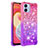 Custodia Silicone Cover Morbida Bling-Bling YB2 per Samsung Galaxy A04 4G Rosa Caldo