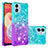 Custodia Silicone Cover Morbida Bling-Bling YB2 per Samsung Galaxy F04