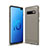 Custodia Silicone Cover Morbida Line C01 per Samsung Galaxy S10 Plus Grigio