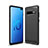 Custodia Silicone Cover Morbida Line C01 per Samsung Galaxy S10 Plus Nero
