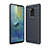 Custodia Silicone Cover Morbida Line C02 per Huawei Mate 20 X 5G Blu