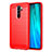 Custodia Silicone Cover Morbida Line C03 per Xiaomi Redmi Note 8 Pro Rosso