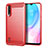 Custodia Silicone Cover Morbida Line C05 per Xiaomi Mi A3 Rosso