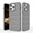 Custodia Silicone Cover Morbida Line KC1 per Apple iPhone 14 Pro Grigio