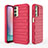 Custodia Silicone Cover Morbida Line KC1 per Samsung Galaxy A24 4G Rosso