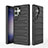Custodia Silicone Cover Morbida Line KC1 per Samsung Galaxy S22 Ultra 5G Nero