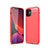 Custodia Silicone Cover Morbida Line per Apple iPhone 12 Mini Rosso