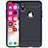 Custodia Silicone Cover Morbida Line per Apple iPhone X Blu