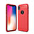 Custodia Silicone Cover Morbida Line per Apple iPhone XR Rosso