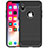 Custodia Silicone Cover Morbida Line per Apple iPhone Xs Max Nero