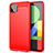 Custodia Silicone Cover Morbida Line per Google Pixel 4 XL Rosso