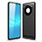 Custodia Silicone Cover Morbida Line per Huawei Mate 40 Pro+ Plus Nero
