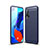 Custodia Silicone Cover Morbida Line per Huawei Nova 6 5G Blu