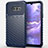 Custodia Silicone Cover Morbida Line per LG G8X ThinQ Blu