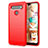 Custodia Silicone Cover Morbida Line per LG K41S Rosso