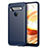 Custodia Silicone Cover Morbida Line per LG K61 Blu