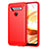 Custodia Silicone Cover Morbida Line per LG K61 Rosso