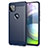 Custodia Silicone Cover Morbida Line per Motorola Moto G 5G Blu