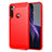 Custodia Silicone Cover Morbida Line per Motorola Moto One Fusion Plus Rosso