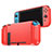 Custodia Silicone Cover Morbida Line per Nintendo Switch Rosso