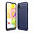 Custodia Silicone Cover Morbida Line per Samsung Galaxy A01 SM-A015 Blu