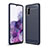 Custodia Silicone Cover Morbida Line per Samsung Galaxy A02s Blu