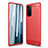Custodia Silicone Cover Morbida Line per Samsung Galaxy A24 4G Rosso