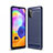 Custodia Silicone Cover Morbida Line per Samsung Galaxy A31 Blu