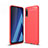 Custodia Silicone Cover Morbida Line per Samsung Galaxy A50S Rosso