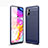 Custodia Silicone Cover Morbida Line per Samsung Galaxy A51 5G Blu