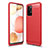 Custodia Silicone Cover Morbida Line per Samsung Galaxy A52 4G Rosso