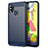 Custodia Silicone Cover Morbida Line per Samsung Galaxy M21s Blu