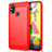 Custodia Silicone Cover Morbida Line per Samsung Galaxy M31 Prime Edition Rosso