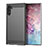 Custodia Silicone Cover Morbida Line per Samsung Galaxy Note 10 Grigio
