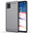 Custodia Silicone Cover Morbida Line per Samsung Galaxy Note 10 Lite Grigio