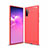 Custodia Silicone Cover Morbida Line per Samsung Galaxy Note 10 Plus 5G Rosso