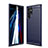 Custodia Silicone Cover Morbida Line per Samsung Galaxy S21 Ultra 5G Blu