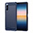 Custodia Silicone Cover Morbida Line per Sony Xperia 10 III Lite Blu