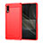 Custodia Silicone Cover Morbida Line per Sony Xperia Ace II Rosso