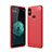 Custodia Silicone Cover Morbida Line per Xiaomi Mi 6X Rosso